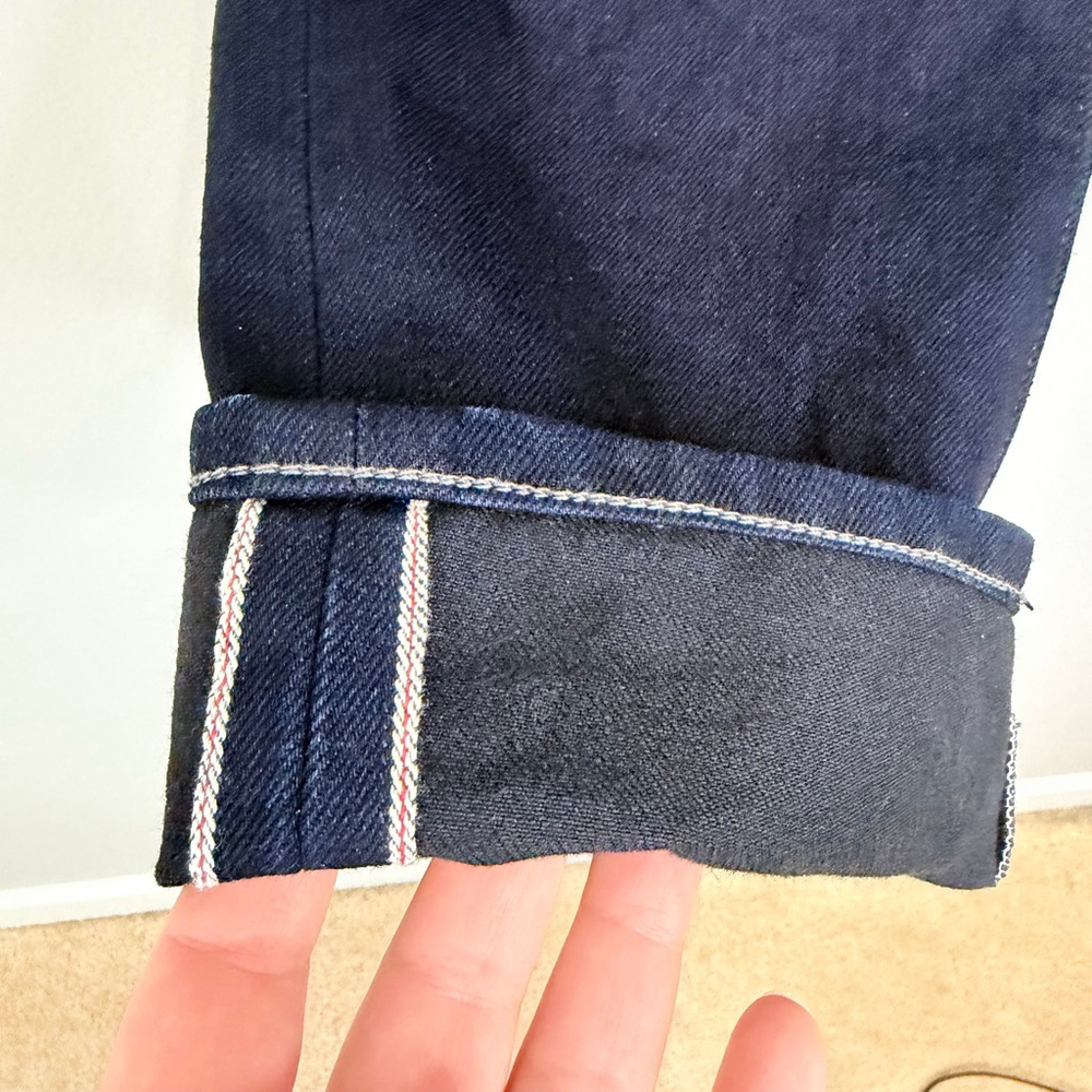 Fitted Underground W15 Greensboro Selvedge Jeans 31 Dark Indigo - Picture 10 of 12